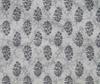 oneOone Cotton Flex Light Gray Fabric Ethnic Block Sewing Material Print Fabric By The Yard 40 Inch