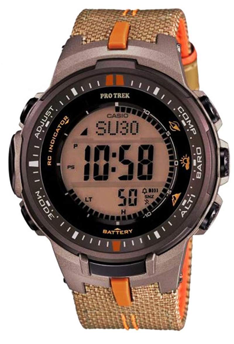 

[Casio] CASIO PRO TREK/Protrek Solar Watch Compatible with 6 Radio Stations Worldwide Men s PRW-3000B-5