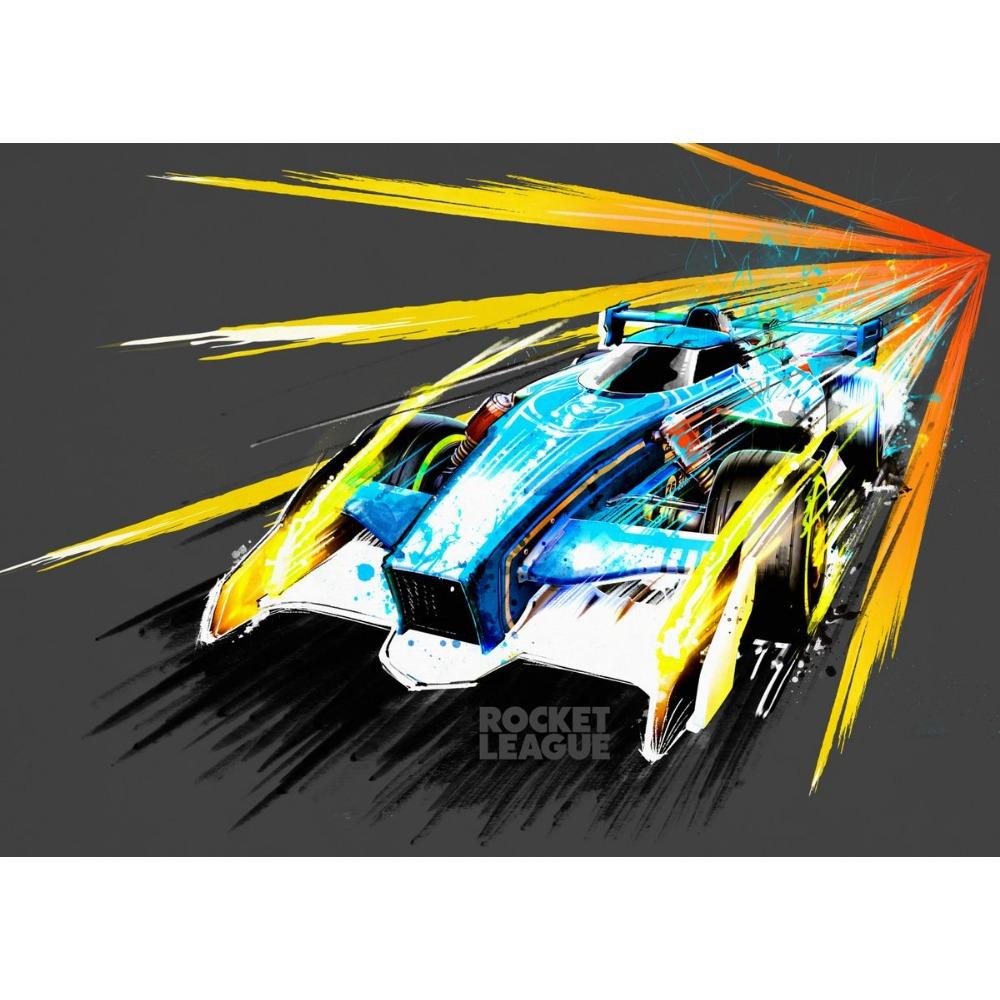 Rocket League Spiel Poster Neon Videospiel Leinwand Malerei Wand Kunst Bild für Moderne Jungen Zimmer Wohnzimmer Home Decor Cuadros