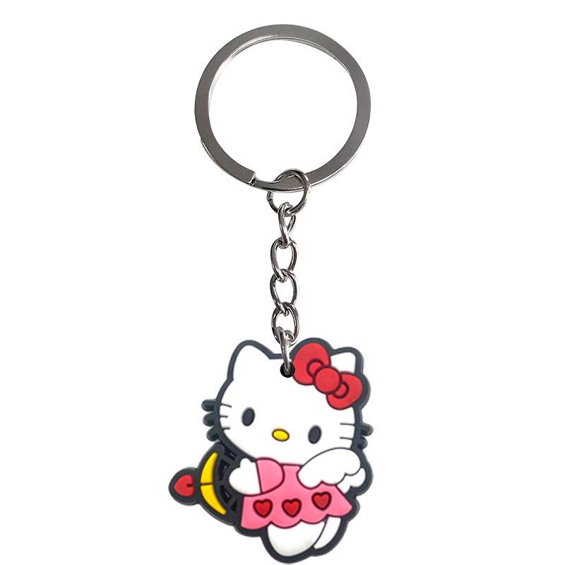 HelloKitty Keychain Soft Rubber Pendant - Small Gift Accessory
