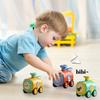 Car  Toy Car Press Change Face With Whistle Small Train Shatterproof
