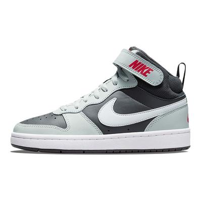 Court Borough Mid 2 GS Medium Ash Light Silver Kids Sneakers Grey Siren-Red White CD7782-200
