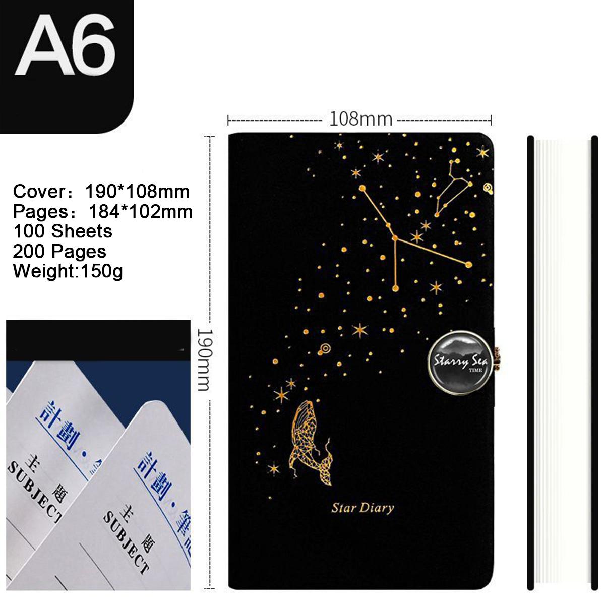 

Блокнот для деловых людей из плотной кожи формата A6/A5/B5, книга для записи совещаний, рабочая тетрадь, ежедневник, студенческие конспекты, дневник, 100 листов A6