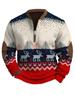 Men's Christmas Reindeer Elk Forest Print Hoodie - 2025 Autumn Collection