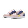 Air Jordan 1 Low ALT SE PS Multi-Color Canvas Kids Sneakers White French-Blue Topaz-Gold FD2655-100
