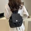 Backpack Casual Large-capacity Schoolbag Lightweight Checkered Hand-held Backpack for College Students Casually