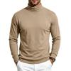 Men's Mock Neck Long Sleeve Thermal T-Shirt Base Layer for Winter Warm Casual