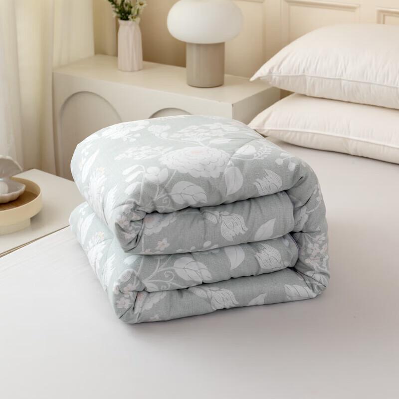 

QI LU Blossoming Prosperity Winter Seven-Hole Fiber Quilt