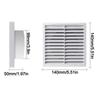 Square Air Vent Grille Cover 4/5/6/8In Duct Vent Cover Ventilation Grille  Ventilation Accessories