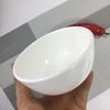 Baijie 4.5-inch White Ceramic Rice Bowl Set
