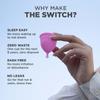 Wiederverwendbare Menstruationstasse für Frauen, kleine Größe mit Beutel, ultraweich, geruchs- und hautausschlagsfrei, 100 % medizinisches Silikon