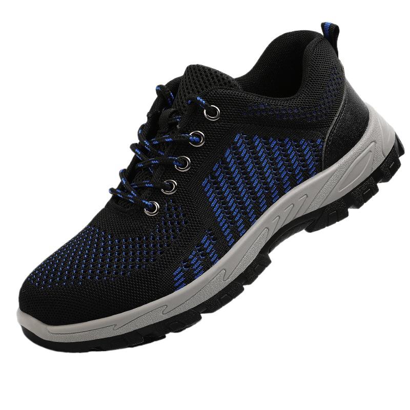 Labor Insurance Shoes Men's Safety Shoes Anti-smashing and Anti-piercing Comfortable Safety Steel Head Work Shoes