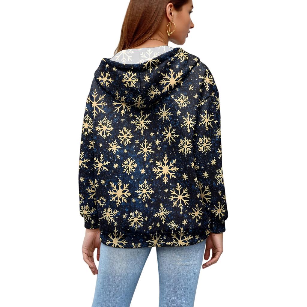Women's Fashion Daily Versatile Casual Crewneck Sweatshirts Long Sleeve Printed Top Sweatshirts