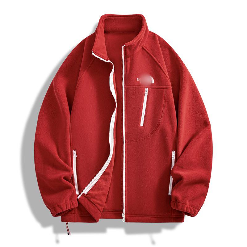 Beijia Unisex Stand Collar Fleece Jacket - Casual Dopamine Sportswear