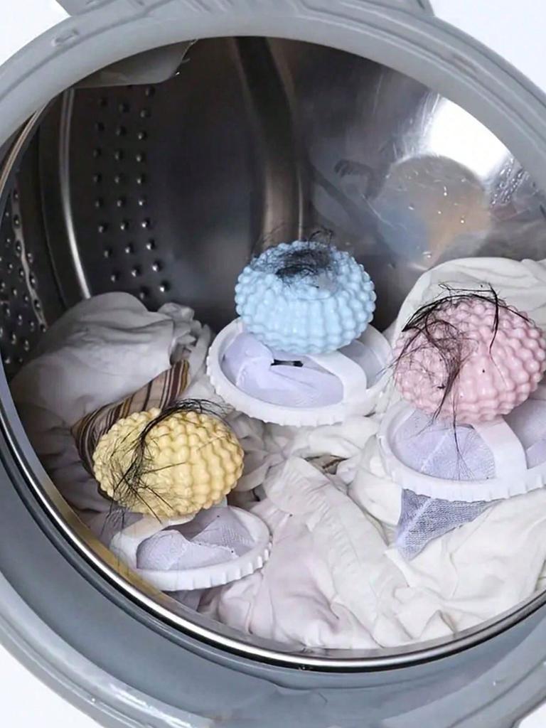 2pcs reusable washing machine cleaning balls, anti pilling filters, washing machine pet hair catcher
