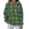 Christmas Hoodies For Women Funny Cute Printed Holiday Sweatshirt Winter Oversized Pullover Tops