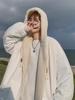 Men's Winter Hooded Lambswool Jacket - Thick, Trendy, Loose-Fit, Cotton Coat for Couples