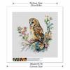 New Arrival 5D DIY Full Circle Diamond Painting "Painted Owl" Embroidery Cross Stitch Home Decor Gift