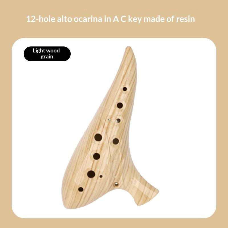 

12 Hole Ocarina Instrument Ocarinas Alto C Tone Professional Resin Ocarina Instrument For Music Lover Beginner 2