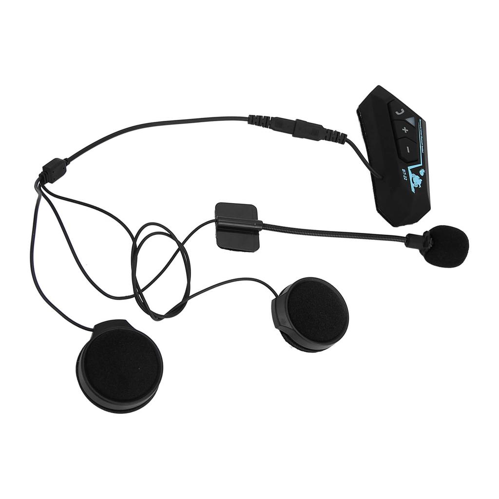 22 Motorcycle Helmet Headset Auto Call Answering Supports Intercom Connection Helmet Headphones