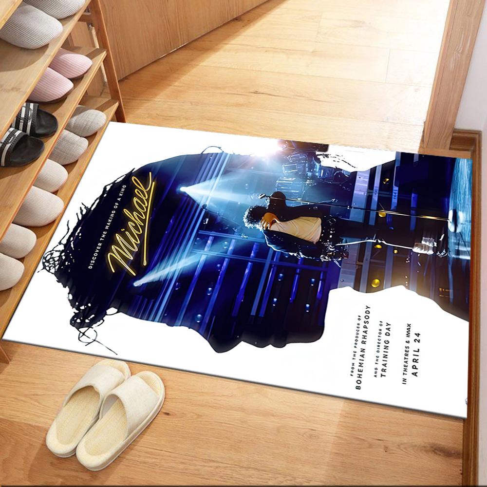 Michael Jackson 68 Area Rug Suitable for Decorate room Hallway Kitchen Entryway Antislip Carpet Anime Office Decor Wedding Party Gift