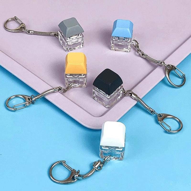 Computer Button Pinching Toy Creative Decompression Tool Novel Little Gadget Finger Boredom Stress Relief Keychain Gifts