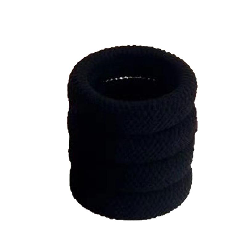 5/10 Gemischte Farben Hohe Elastizität Verdickt Vielseitig Einfach Haarschonende Scrunchies (Zufällige Farbe) Haargummis Haarseil