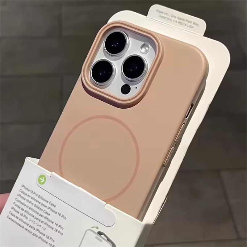 Ultra Thin PC Magnetic Phone Case For iPhone 17 Air 16 15 14 13 12 11 Pro Max Plus 16E Protection Magsafe Shockproof Cover