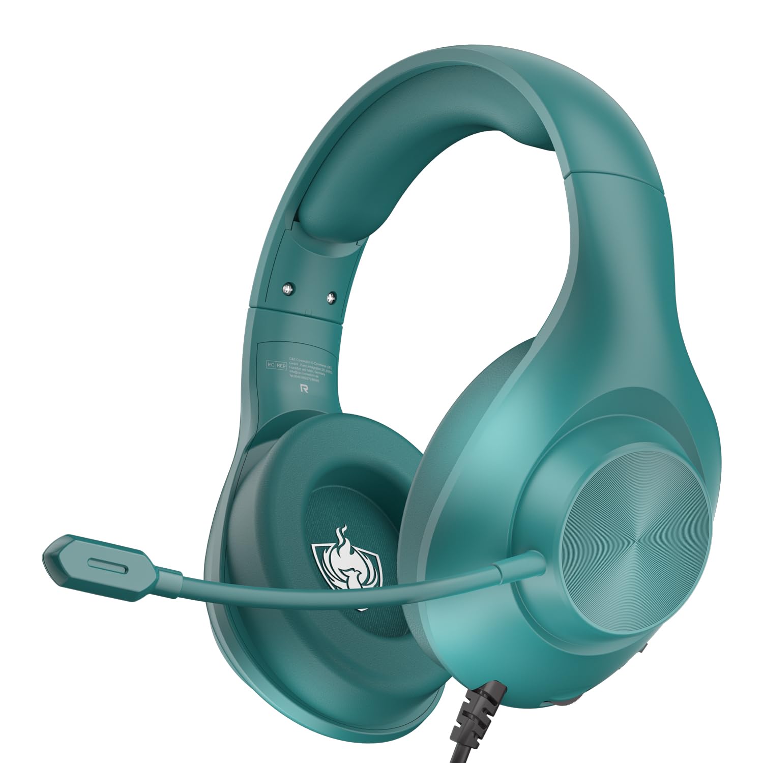 

Игровая гарнитура YOTMS Проводные наушники с 40-мм динамиками Гарнитура для PS5 Гарнитура для PS4 Совместима с Xbox One с микрофоном, функцией отключения звука, наушниками с шумоподавлением зелёный