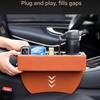 Universal Leather Vehicle Storage Solution For Driver Seat Area Works In Most Cars Stores Phone Sunglasses And Cup