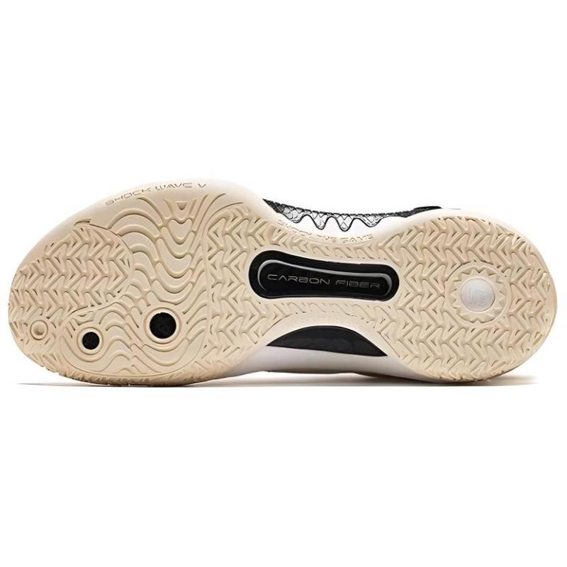 Anta Crazy Tide 5 Non-Slip Breathable Low-Top Nitrogen Technology Basketball Shoes Men Sneakers Brown Black 112411106-2