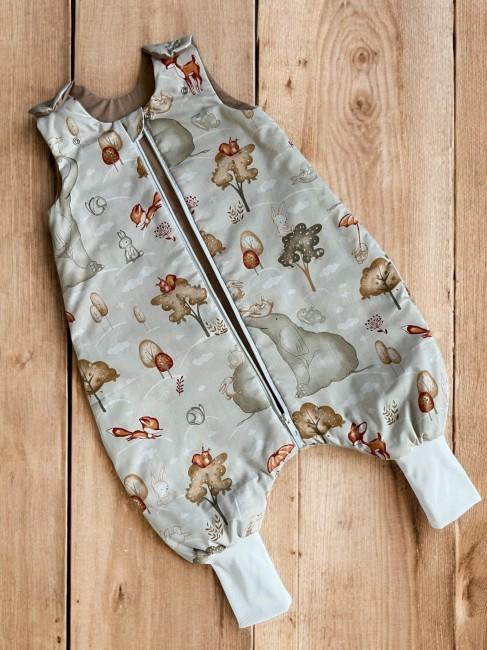 Baby sleeping bag with legs, all year round, 1 TOG, size S