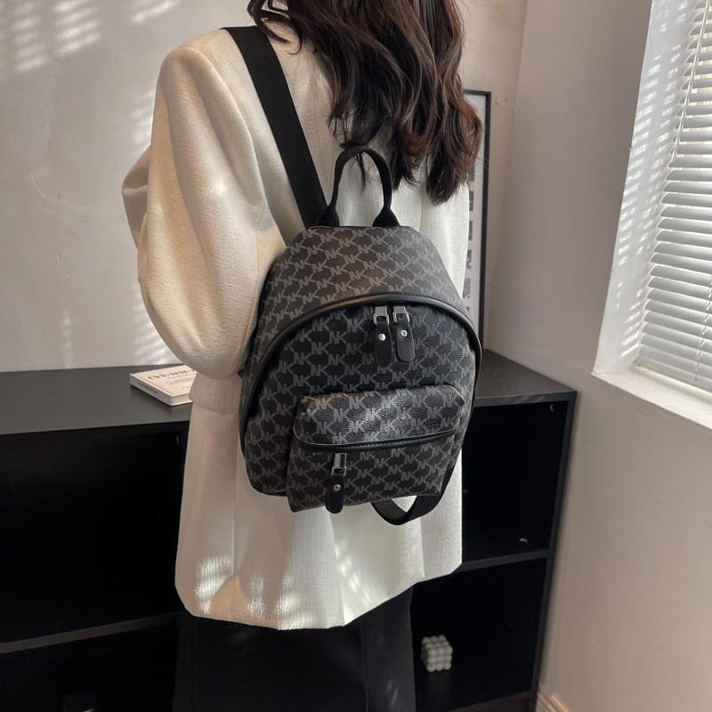 2024 New Fashionable Women s Backpack Stylish Winter Shoulder Bag Pu Leather Travel Bookbag чёрный