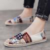 Fashion Summer Linen Breathable Casual Flats Shoes Mens Espadrilles Loafers Fashion Men Canvas Shoes Fisherman Shoe Driving Footwear