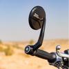 Round Bar End Mirror "with Mount Fit For Royal Enfield Interceptor 650"
