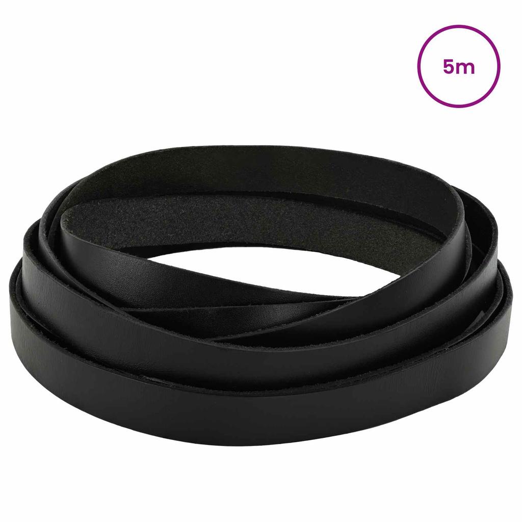 Leather Straps Black 500 x 1 cm Leather