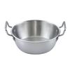 Korean Style Stainless Steel Snack Bowl with Handles - Versatile for Rice, Salad, Hot Pot, Sauces, French Fries, Fruits, and Fried Snacks