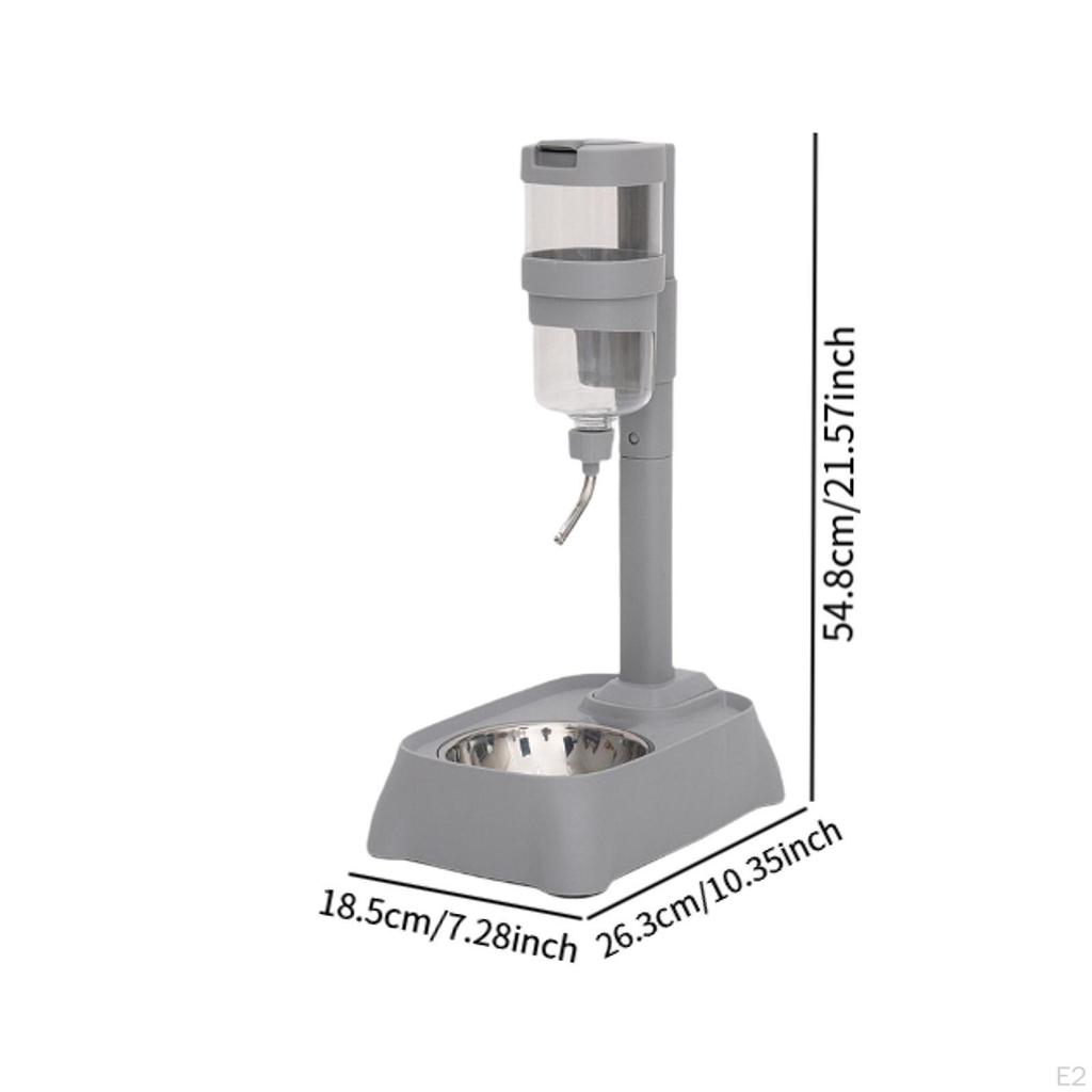 Automatyczny Poidło dla Zwierząt, Miski dla Psa, Zawierające Jedzenie, Podpórka na Butelkę, Podajnik Pokarmu