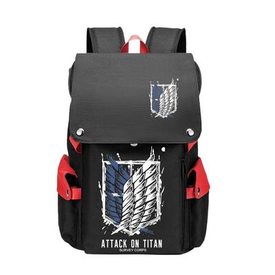 Animation Peripheral Backpack Large Capacity Portable Student School Bag Outdoor Travel Bag Men