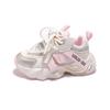 Girls Sports Shoes Children's Breathable Dad Shoes 2025 Spring and Autumn New Mesh Running Shoes Girls Fashion Casual Shoes
