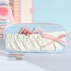 Multi-layer Pen Bag Color-blocking Stationery Storage Bag Portable Pencil Case  Students Gift