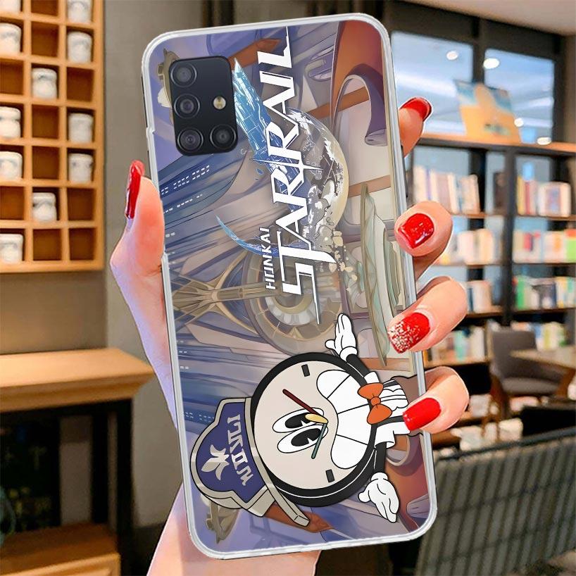 

Honkai Star Rail Clockie Cover Phone Case For Samsung Galaxy A12 A22 A32 A52 A72 A02S Phone Case Note 20 Ultra 10 S10 Plus A51 A Samsung Note 20