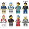 M8069 Racer Building Block Minifigures City Professional Doll Small Particles Toy Bag