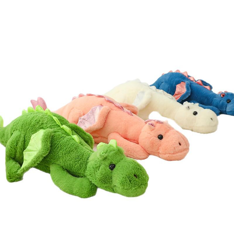 Handsome Flying Dragon Plush Toy - Soft Lying Dragon Doll Cushion & Pillow