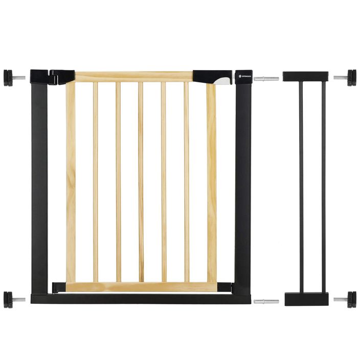 Springos® Barrière de Sécurité Bébé - Escaliers, Portes 75-96 cm