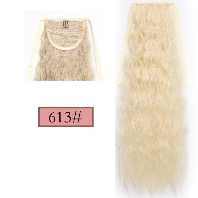 Long Tail Straight Hair Clip Wig Ponytail With Hair Clip, Synthetic Ponytail, Black, Brown, Headdress