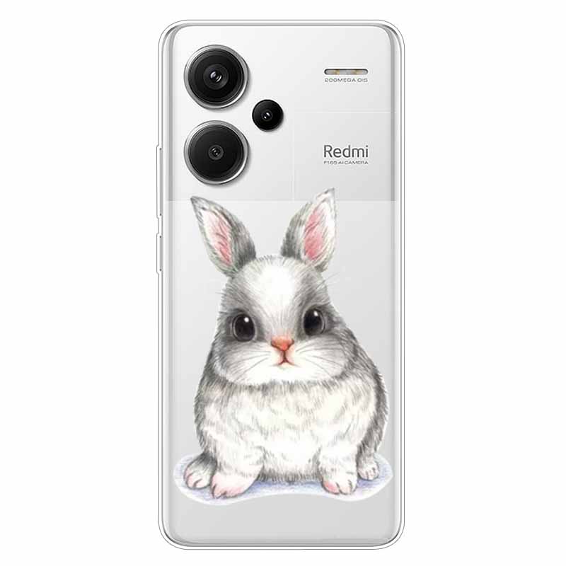 For Redmi Note 13 Pro Plus 5G Case Clear TPU Soft Back Cover for Xiaomi Redmi Note 13 Pro+ 5G Transparent Silicone Cases Funda