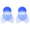 Swimming Waterproof Earplugs Flying Noise Reduction Silicone Ear Plug with Black Sealing BottleBlue