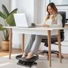 0-30° Three-Height Under-Desk Support Footrest - Grey