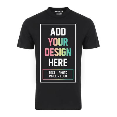 Your Design Custom Logo Photo Text Birthday Funeral Reunion Graphic Tee Shirt